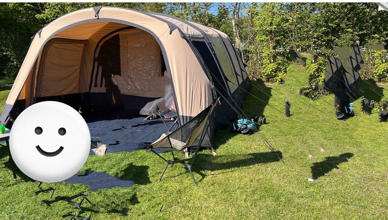 Bardani AirSpace 410 TC opblaasbare tent – zeer goede staat, Caravans en Kamperen, Tenten, Ophalen, Zo goed als nieuw, Meer dan 6