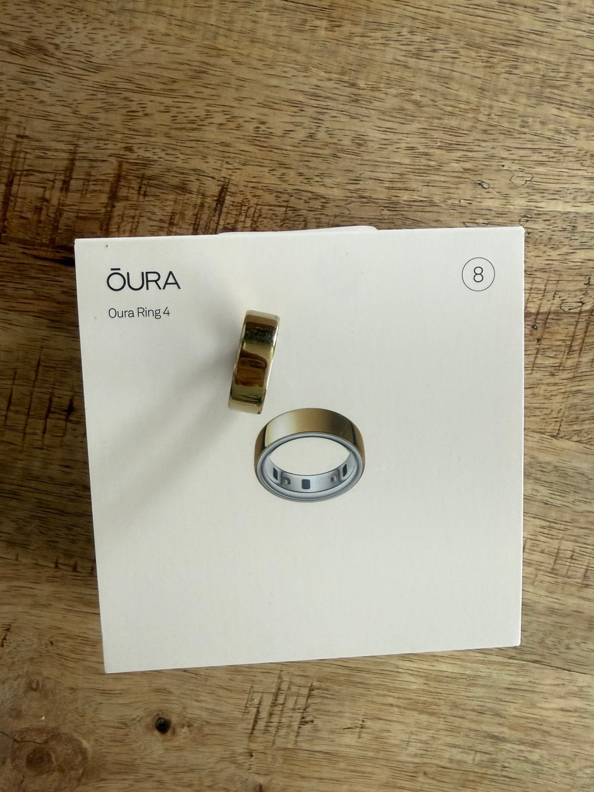 Oura ring gold maat 8 nieuw, Ophalen, Geel, IOS, Nieuw