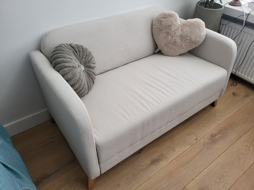 Tweezits bank ikea linanäs, Ophalen, Tweepersoons, 75 tot 100 cm, Zo goed als nieuw