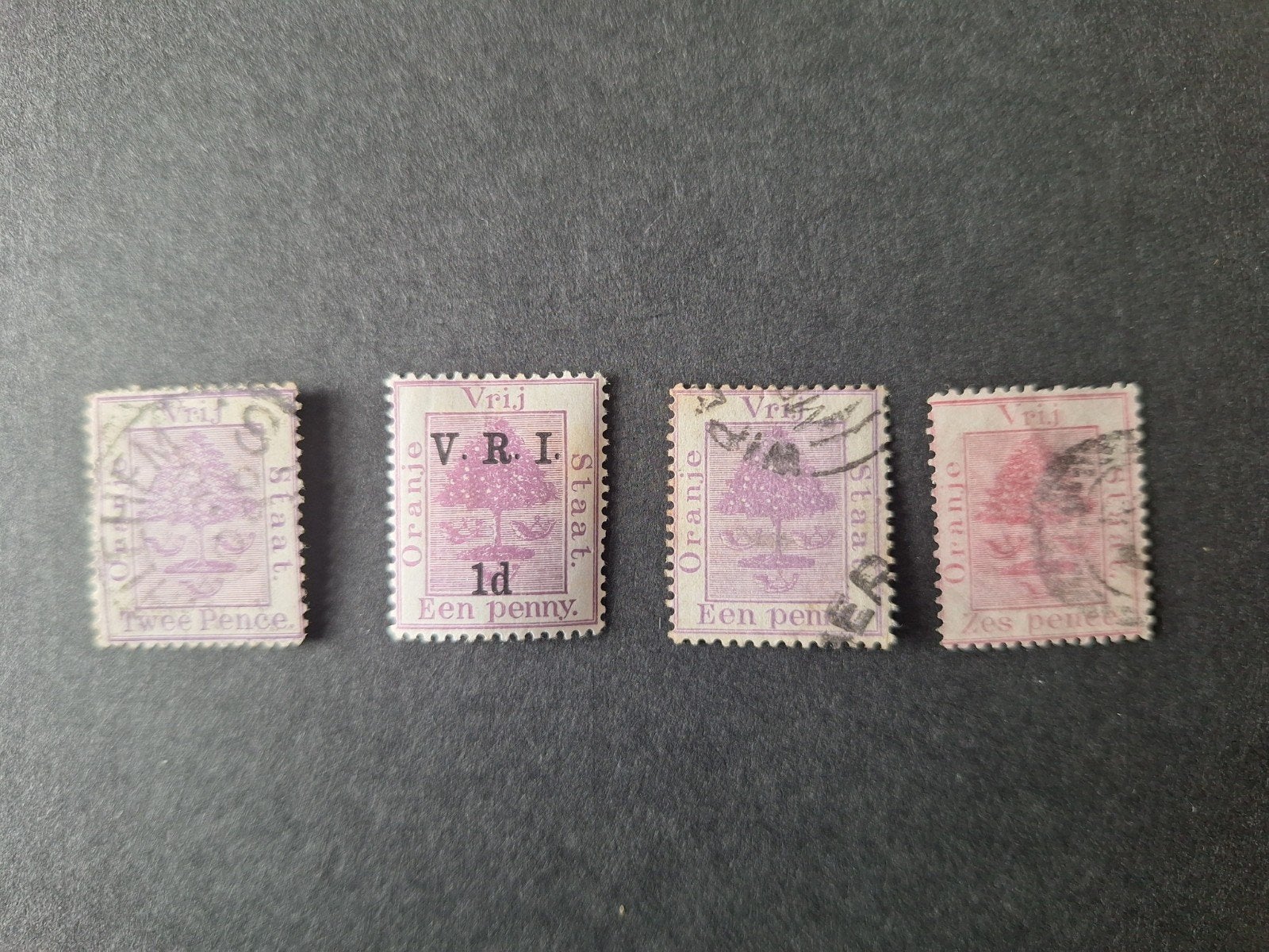 Zuid-Afrikaanse postzegels Oranje Vrijstaat, Postzegels en Munten, Ophalen of Verzenden, Overige landen, Gestempeld