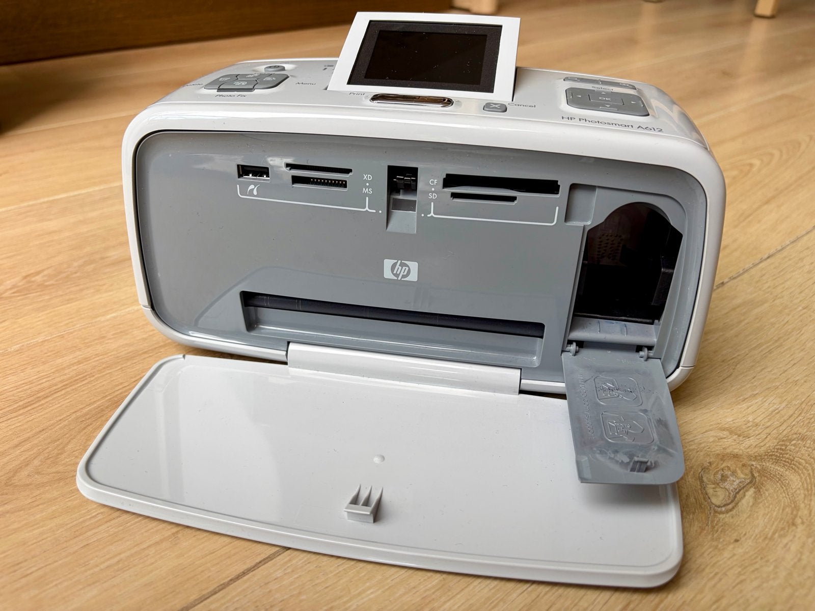 HP Photosmart A612 fotoprinter - Compact en compleet, Computers en Software, Printers, Zo goed als nieuw, Fotoprinter, Inkjetprinter