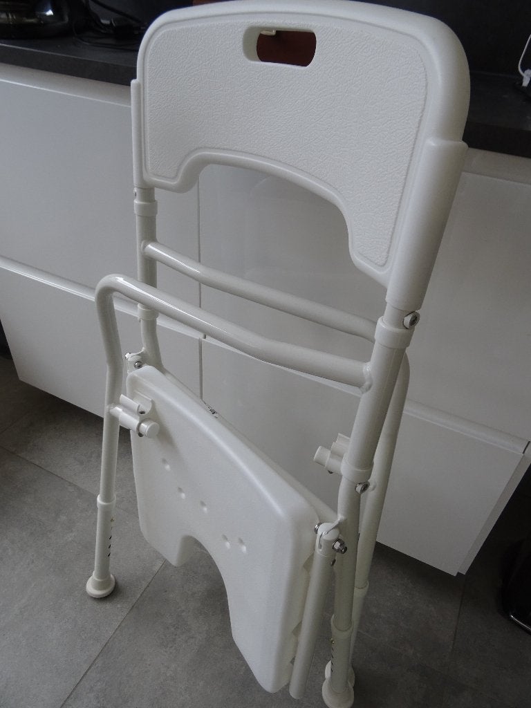 Douchestoel opvouwbaar nieuwstaat inklapbare douche stoel, Ophalen, Zo goed als nieuw
