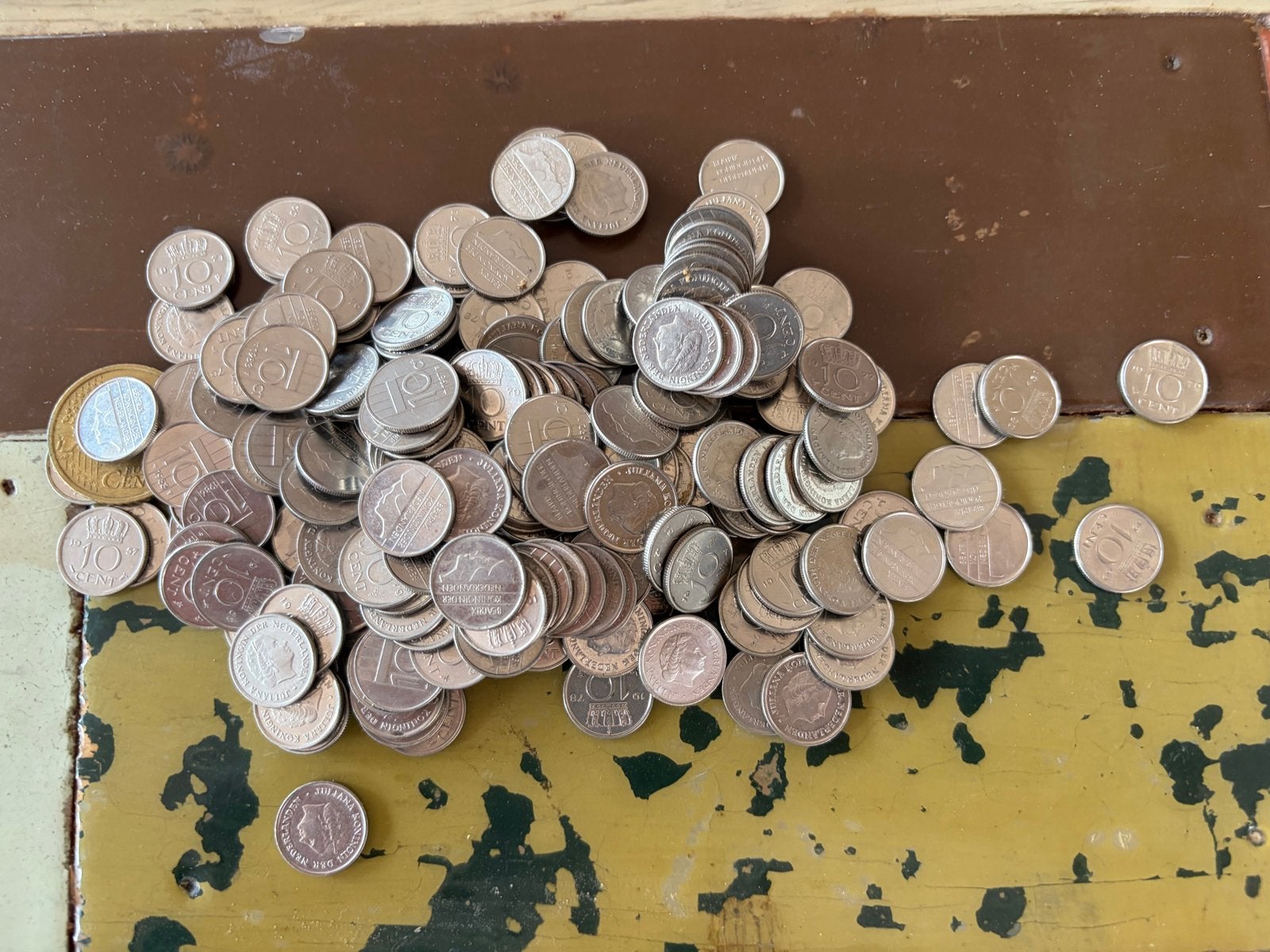 252 Nederlandse 10 cent munten - dubbeltjes, Postzegels en Munten, Munten | Nederland, Ophalen of Verzenden, Koningin Wilhelmina