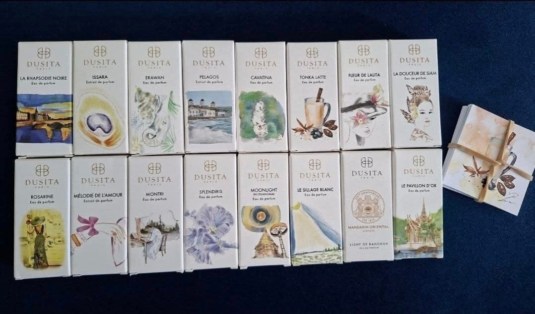 Parfums Dusita Sampleset 16x 2,5ml incl €40 voucher!, Ophalen of Verzenden, Zo goed als nieuw