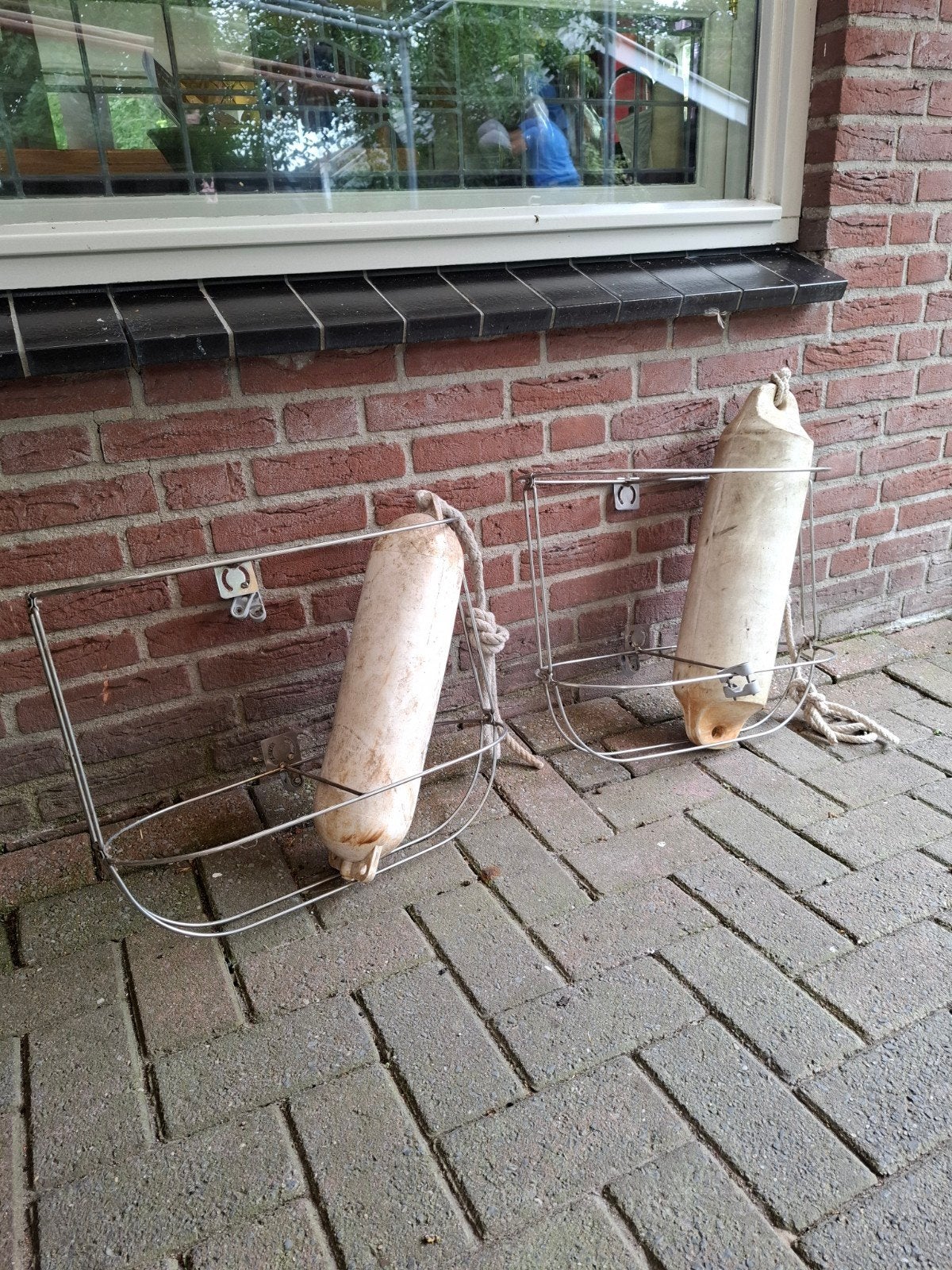 Set RVS Fenderhouders voor boten, Ophalen, Gebruikt, Overige typen