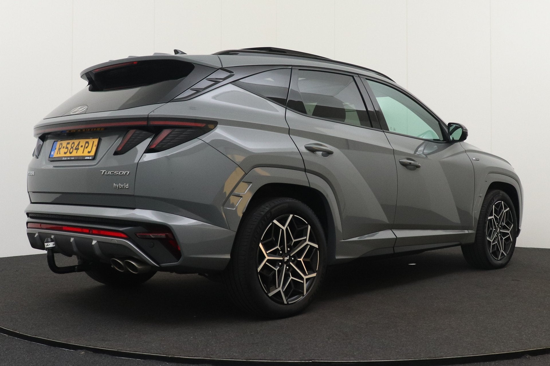 Hyundai Tucson 1.6 180 PK T-GDI HEV N-Line Sky Pano Trekhaak, Auto's, Dealer onderhouden, Gebruikt, 4 cilinders, Origineel Nederlands