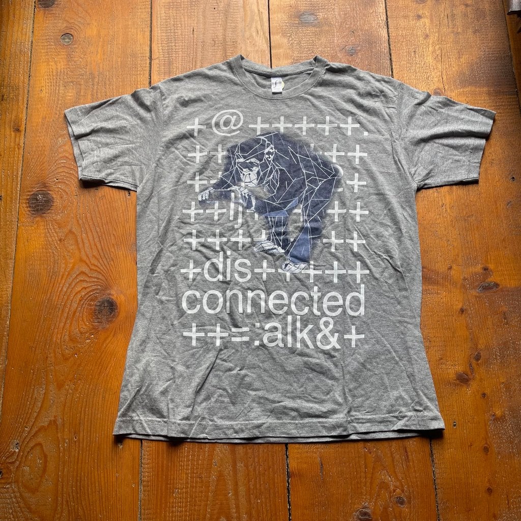 Disconnected Watch Dogs T-Shirt – Grijs – Maat L A-317, Imperial, Maat 52/54 (L), Verzenden, Onbekend