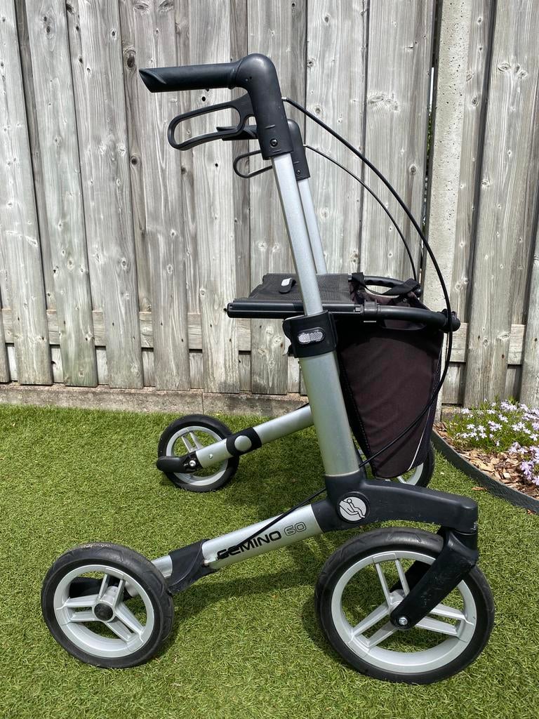 Gemino 60 - rollator met tas, Diversen, Rollators, Ophalen, Opvouwbaar, Gebruikt