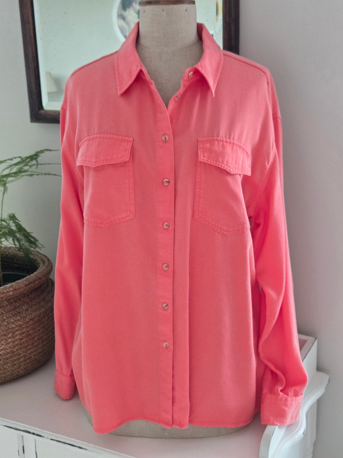 Oranje blouse Opus maat 44, Ophalen of Verzenden, Zo goed als nieuw, Maat 42/44 (L), Oranje