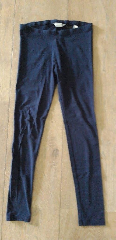 Blauwe legging 140, Broek, Meisje, H&M, Ophalen of Verzenden