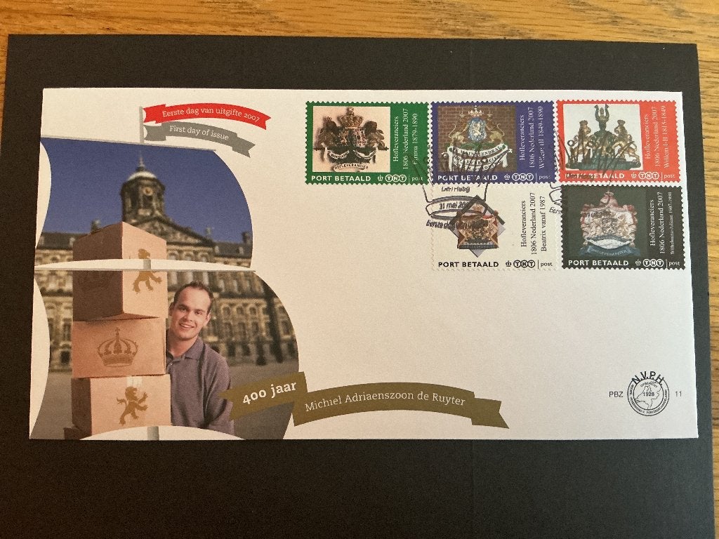 Eerste dag enveloppe port betaald, Verzenden, Onbeschreven, Nederland