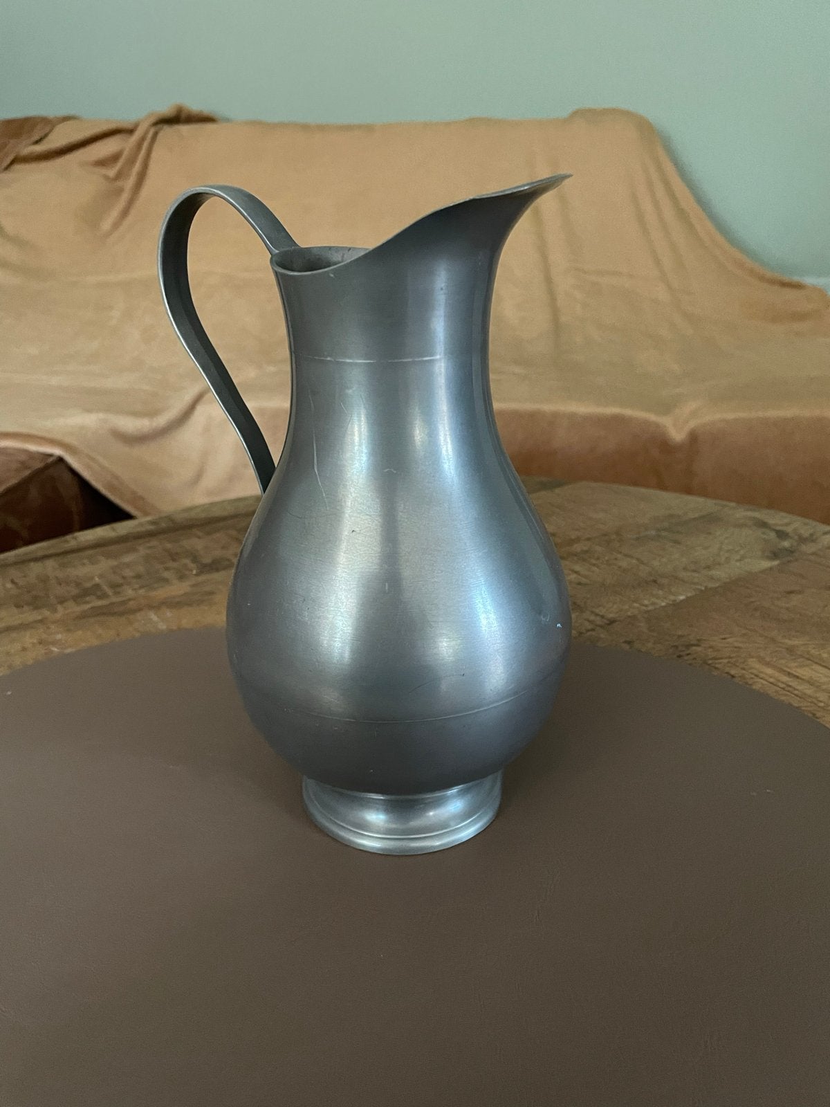 Antieke tinnen kan met leeuwenmerk, Antiek en Kunst, Antiek | Tin, Ophalen of Verzenden