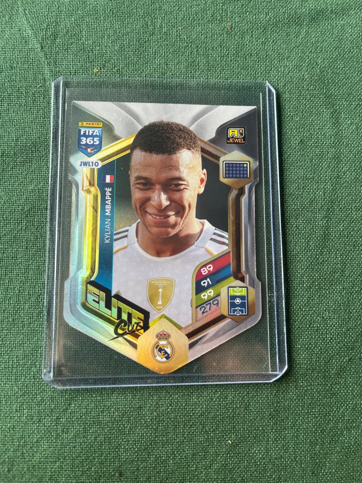 Kylian Mbappé Panini FIFA 365 Adrenalyn XL Elite Kaart, Ophalen of Verzenden, Zo goed als nieuw, Losse kaart