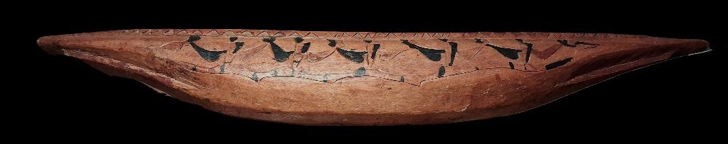 Asmat boot Wuramon/sepik maprik dayak batak leti nias, Hout, 96 cm, Overige typen, Ophalen of Verzenden
