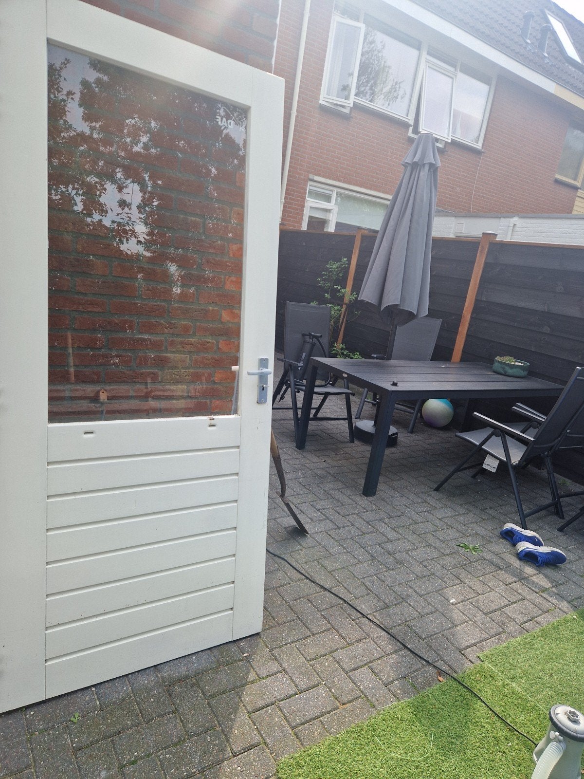Buitendeur 92,5 breed x 212,5 cm hoog