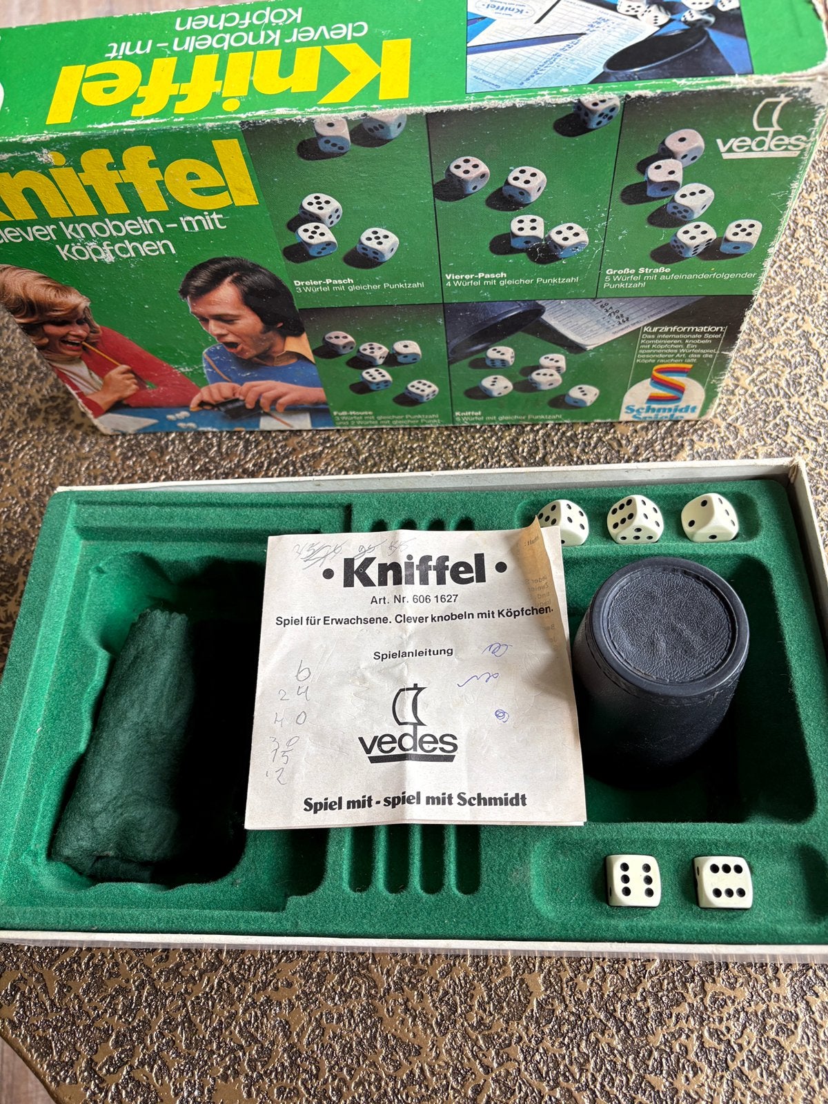 Kniffel spel, Ophalen of Verzenden, Gebruikt