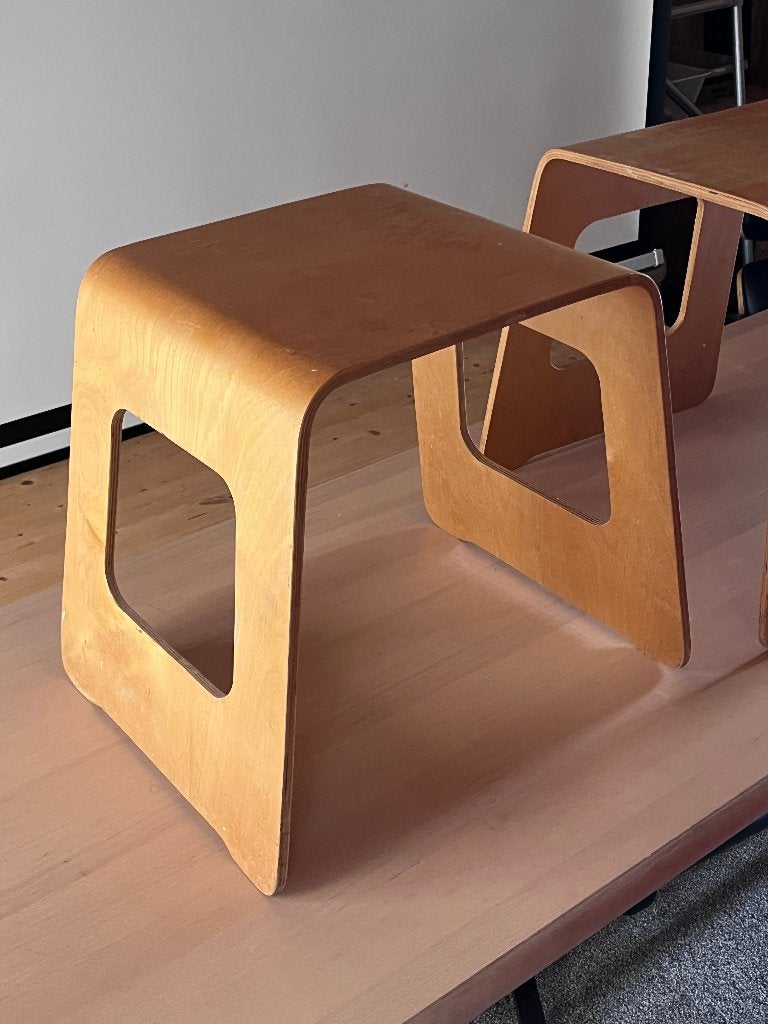 Vintage IKEA Benjamin Bentwood Kruk, Ophalen of Verzenden, Nieuw, Eén