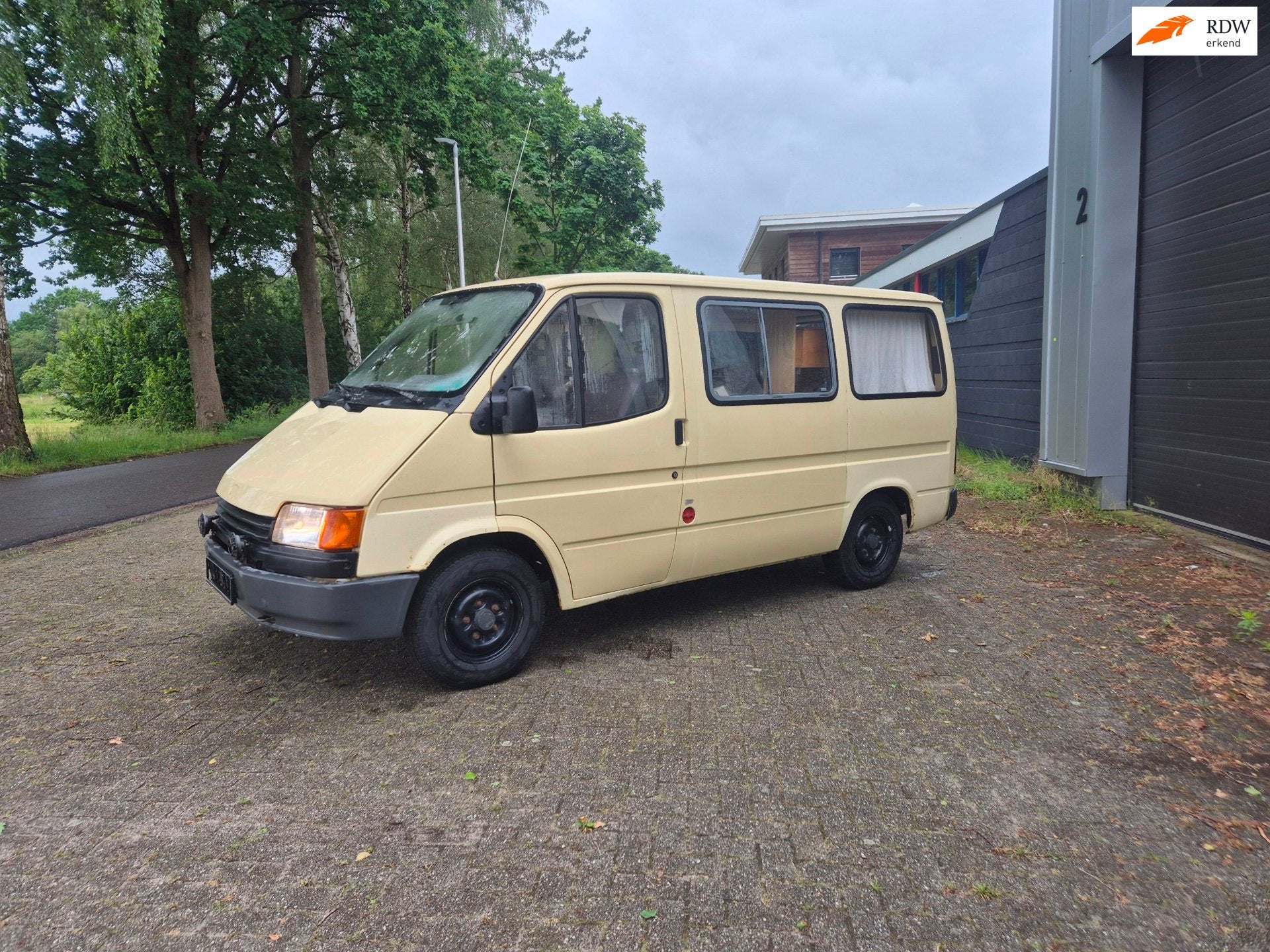 Ford TRANSIT 100 KAMPEERAUTO BELASTINGVRIJ APK 2028 58000KM, Bedrijf, Diesel, Ford