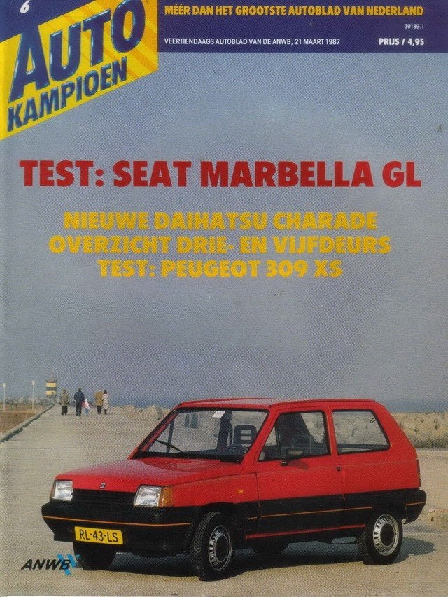 Autokampioen 6 1987 : Peugeot 309 XS - Daihatsu Charade, Boeken, Auto's | Folders en Tijdschriften, Gelezen, Algemeen, Ophalen of Verzenden