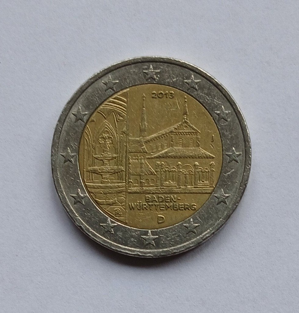 Duitsland: bijzondere 2 euromunt Baden-Württemberg, Ophalen of Verzenden, Duitsland, 2 euro, Losse munt