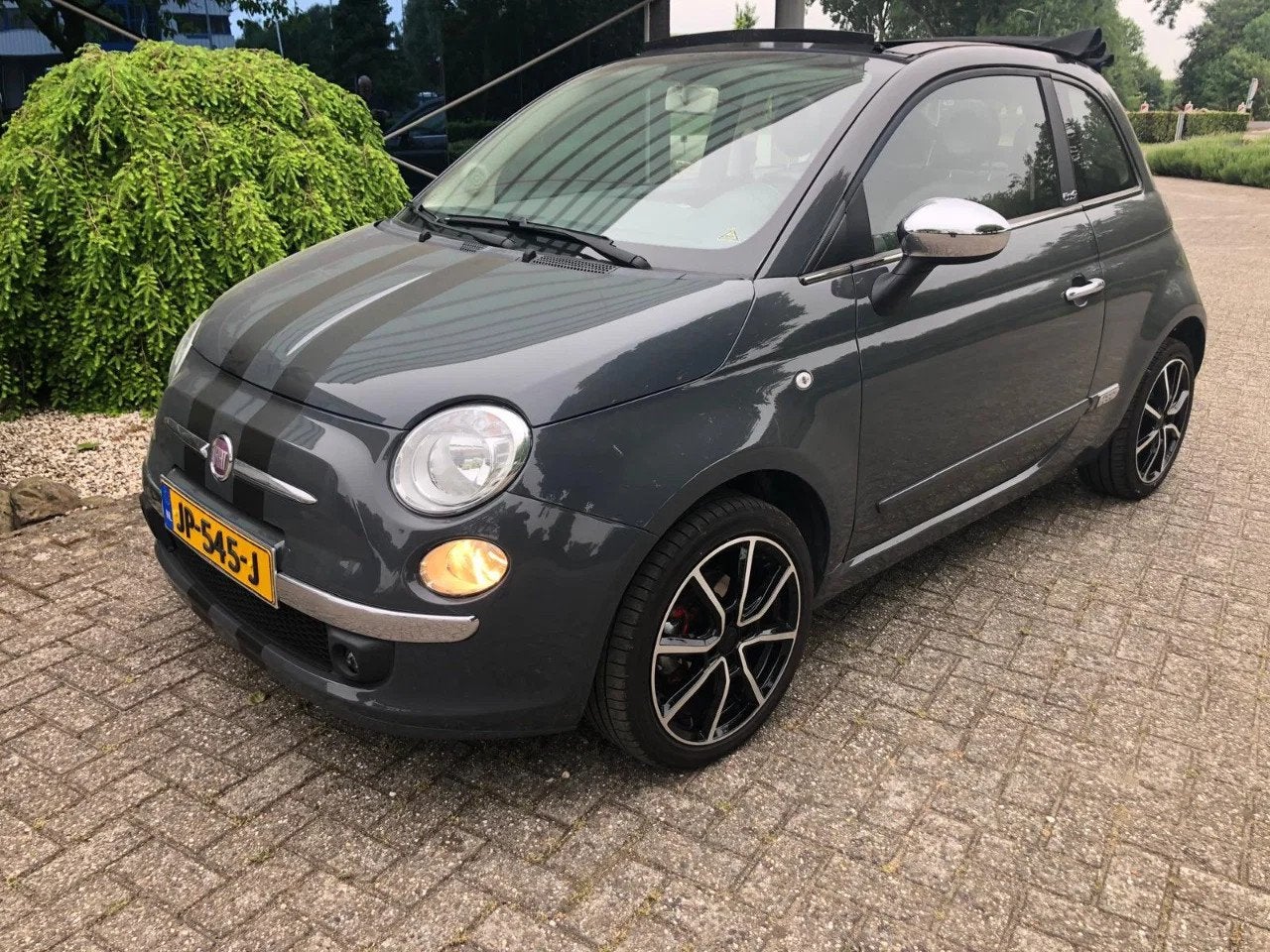 Fiat 500 - 312 Cabriolet - Elektrisch bedienbaar - Variant A, Auto's, Gebruikt, 4 cilinders, Cabriolet, Leder