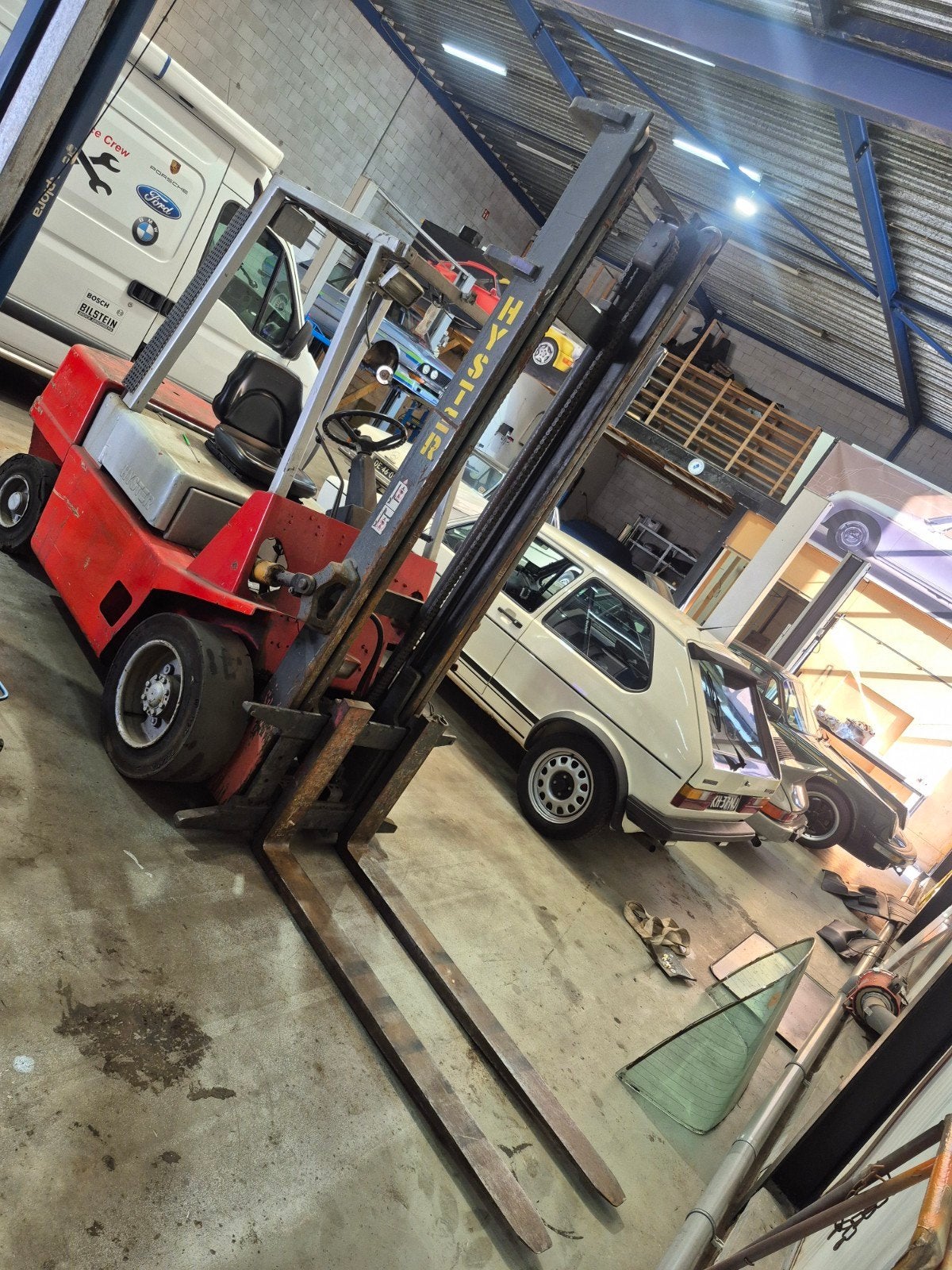 Hyster H3.00XL Heftruck - Diesel - 1991, Zakelijke goederen, Machines en Bouw | Heftrucks en Intern transport, Ophalen, 3000 tot 4000 kg