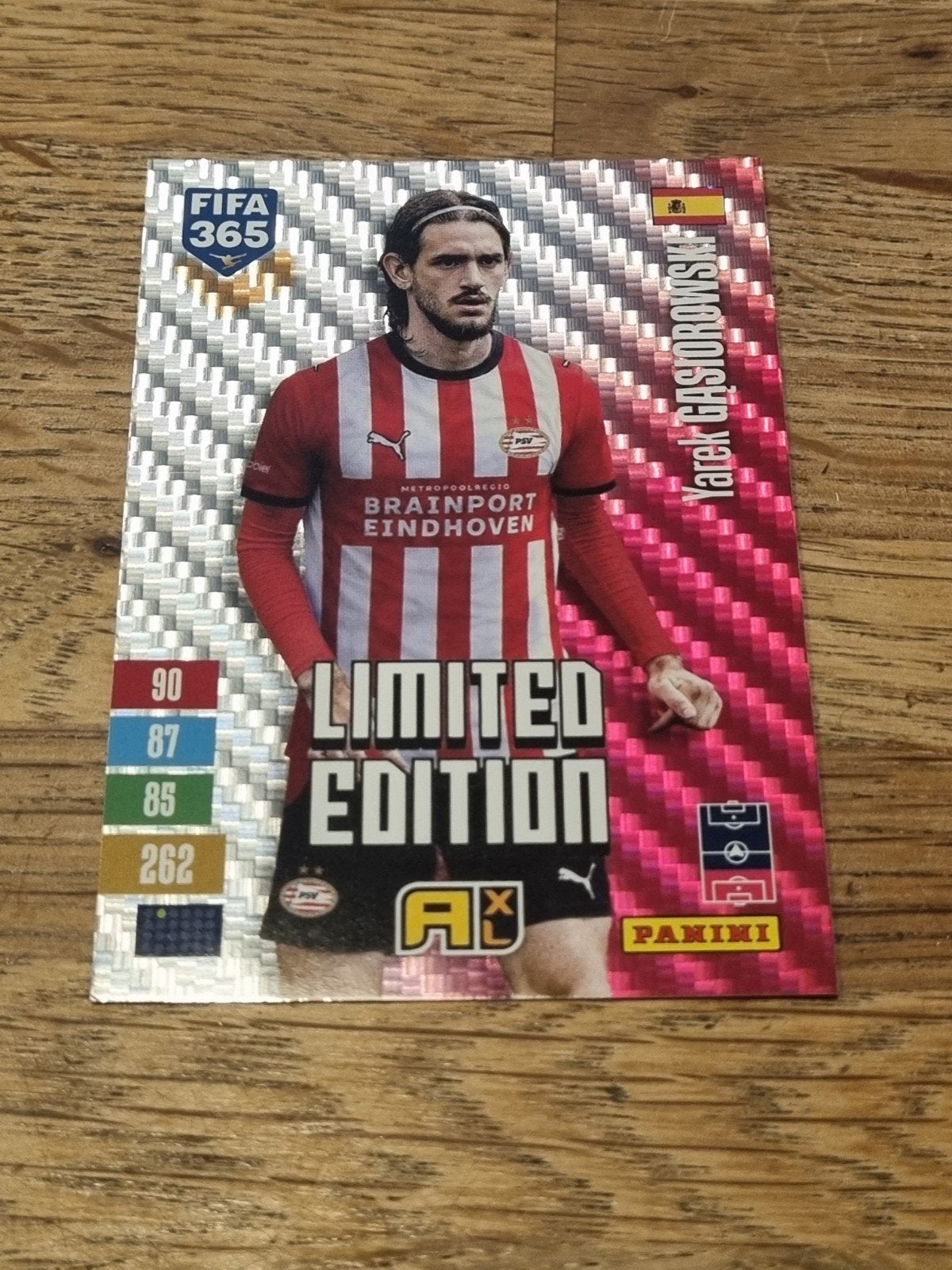 Panini Adrenalyn xl Fifa 365 2027 Limited PSV Gasiorowski, Ophalen of Verzenden, Zo goed als nieuw, Plaatje