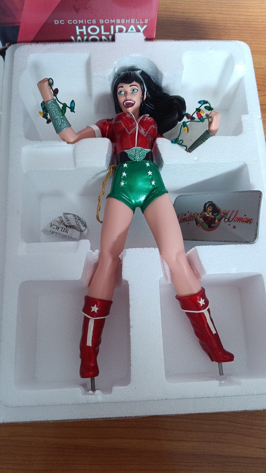 DC Comics Bombshells Holiday Wonder Woman beeld, Ophalen of Verzenden, Zo goed als nieuw