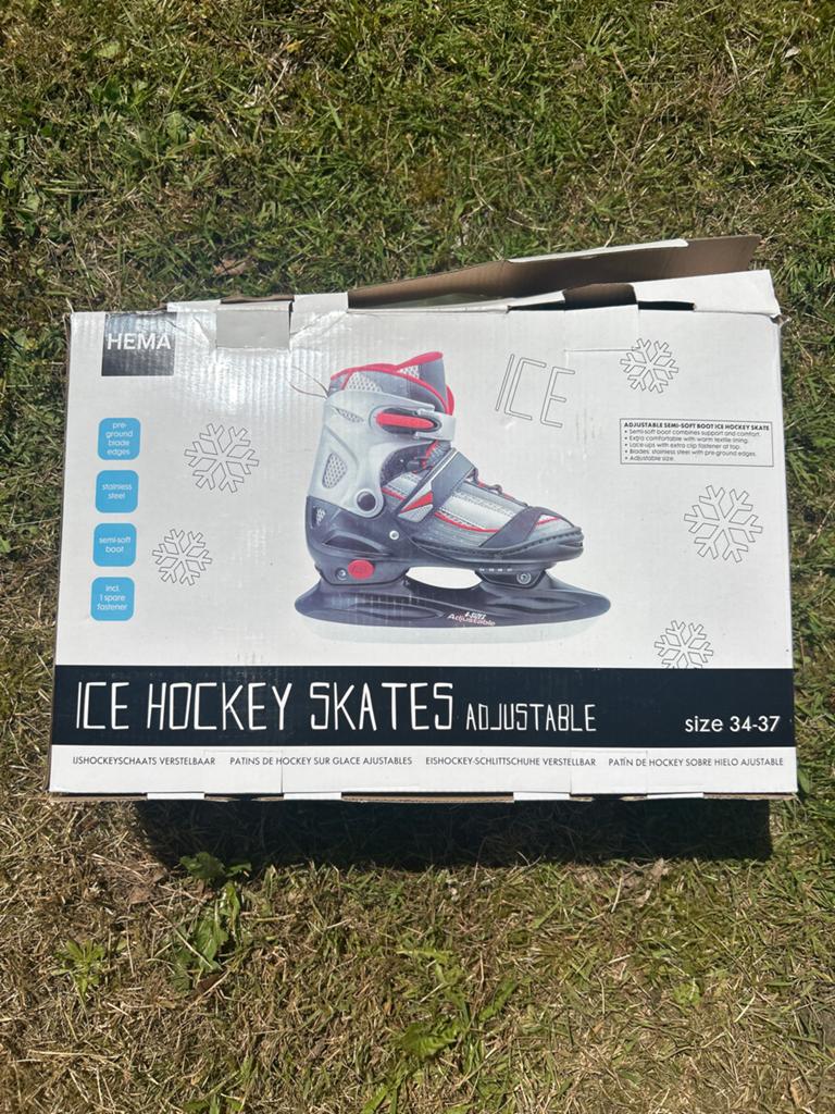 Hema verstelbare ijshockeyschaatsen maat 34-37, Ophalen of Verzenden, Nieuw, IJshockeyschaatsen, Overige merken