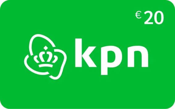 KPN beltegoed €20, Eén persoon, Cadeaubon