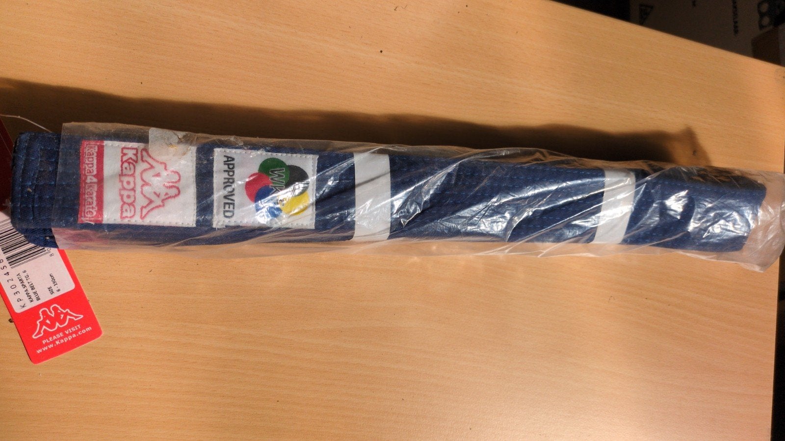Kappa Sparta Blauwe Vechtsportband - Nieuw, Maat 190 cm, Ophalen of Verzenden, Nieuw, Overige, Vechtsportmateriaal