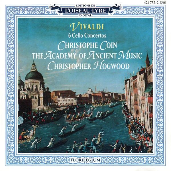 VIVALDI 6 cello concertos CD COIN HOGWOOD L'OISEAU LYRE, Ophalen of Verzenden, Barok, Gebruikt, Orkest of Ballet
