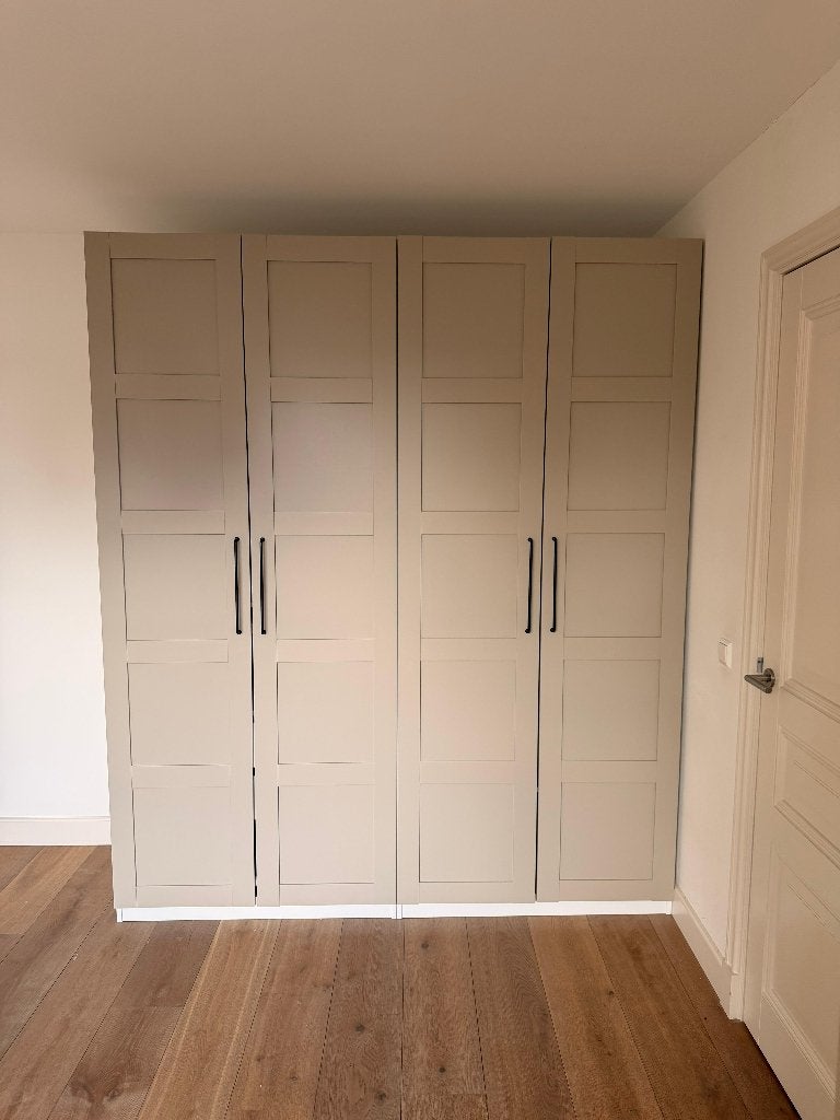 2x IKEA PAX Kledingkast met luxe interieur –Nieuwprijs €1350, 200 cm of meer, Zo goed als nieuw, 200 cm of meer, Overige houtsoorten
