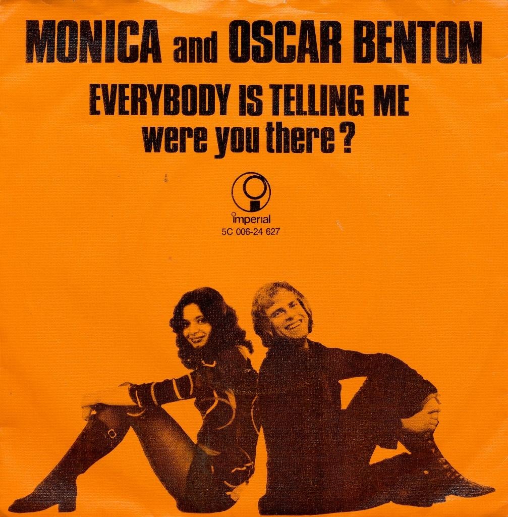 2698 Monica & Oscar B. - Everybody is telling me(kopie hoes), Ophalen of Verzenden, Gebruikt, Pop