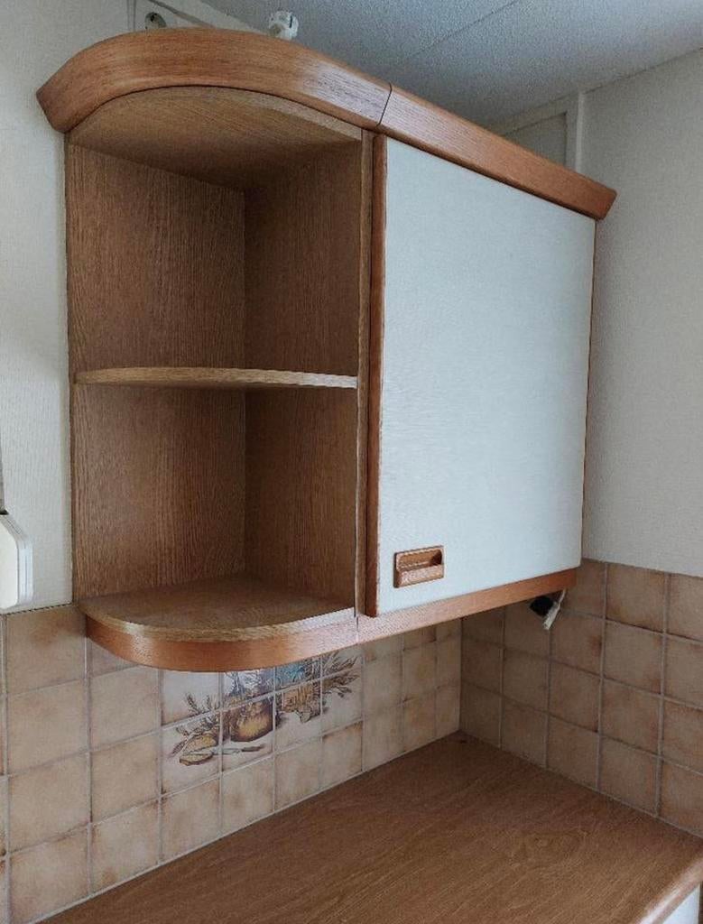 Set keukenkastje van het merk bruynzeel, Huis en Inrichting, Ophalen, Beige, 50 tot 100 cm, Zo goed als nieuw