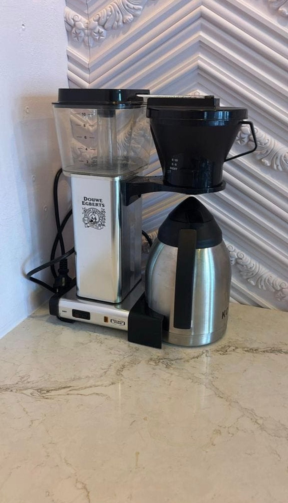 Douwe egberts moccamaster, 4 tot 10 kopjes, Ophalen, Zo goed als nieuw, Koffiemachine