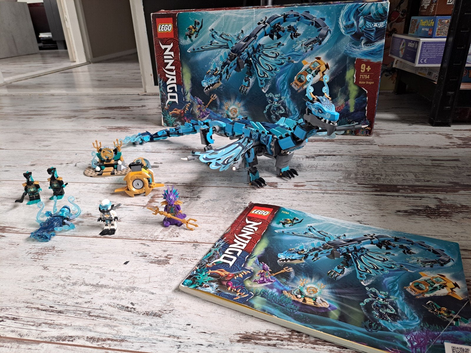 Lego Ninjago 71754 Waterdraak, Ophalen of Verzenden, Zo goed als nieuw