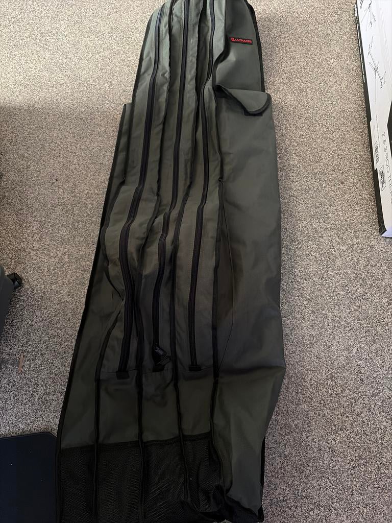 Ultimate 9ft Hengel Foudraal voor 3 Hengels, Ophalen, Zo goed als nieuw, Koffer of Tas