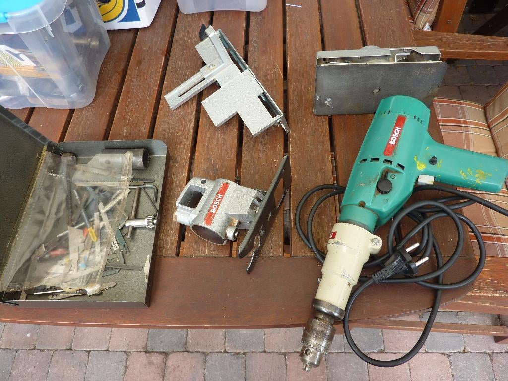 bosch boor-zaag en schuurmachine in een, Ophalen of Verzenden, Gebruikt, Overige typen