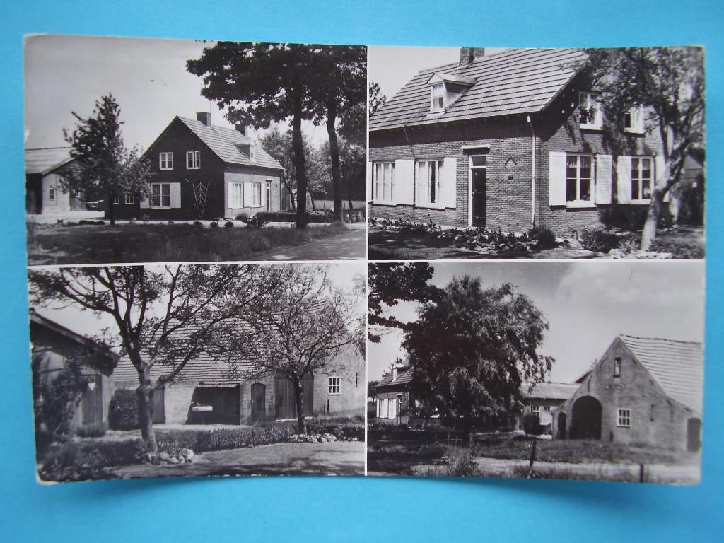 Alphen N.Br. 4-luik Boerderij De Kiek, Verzenden, Voor 1920, Noord-Brabant