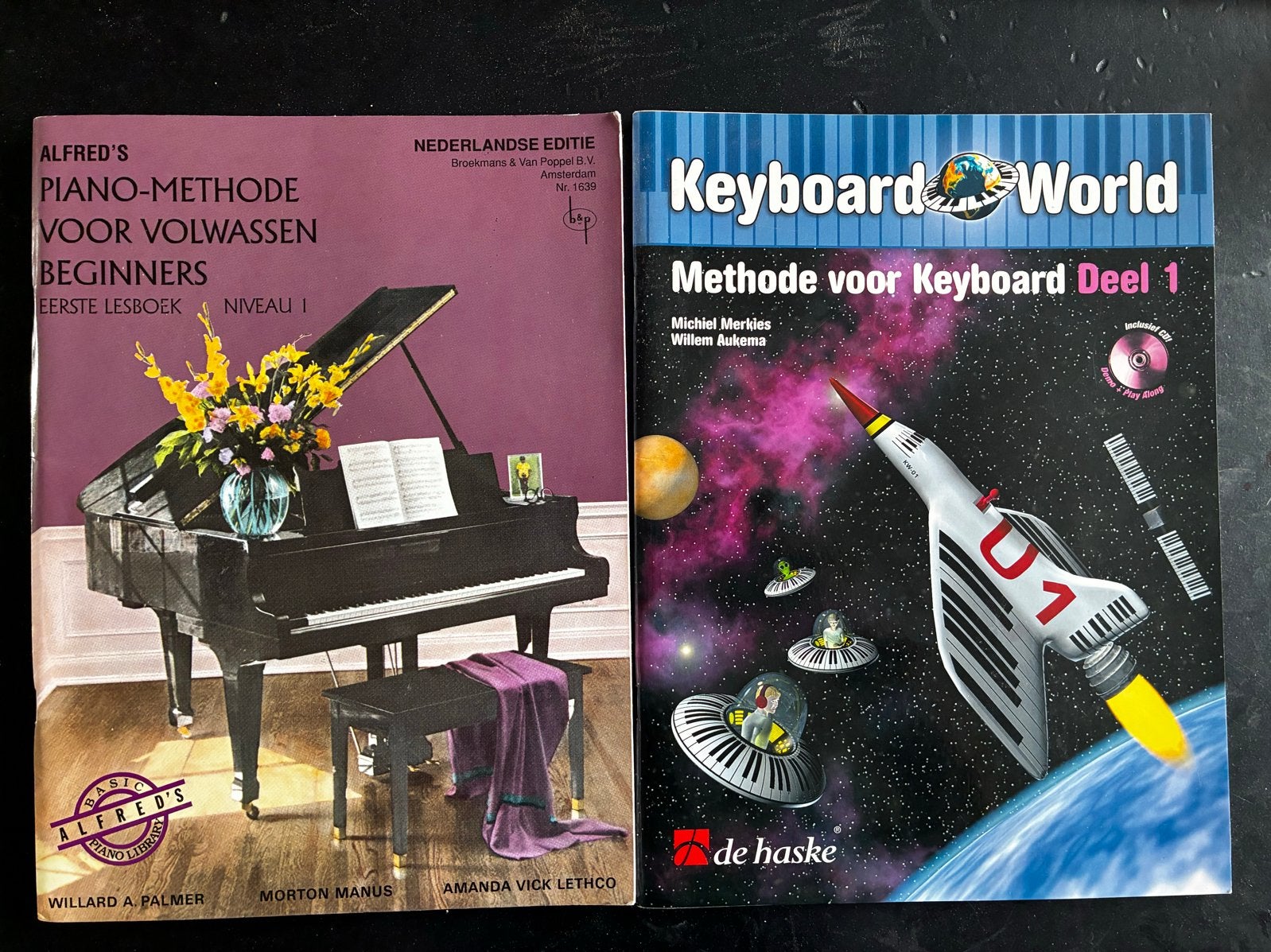 2 Keyboard en Piano Leerboeken - Beginners Methode, Muziek en Instrumenten, Bladmuziek, Gebruikt, Les of Cursus, Overige genres