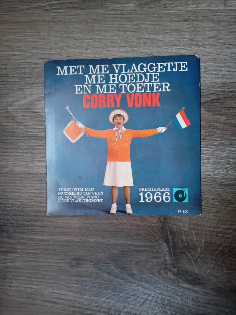 Corry Vonk - Met Me Vlaggetje,, Ophalen of Verzenden, Gebruikt, 10 inch