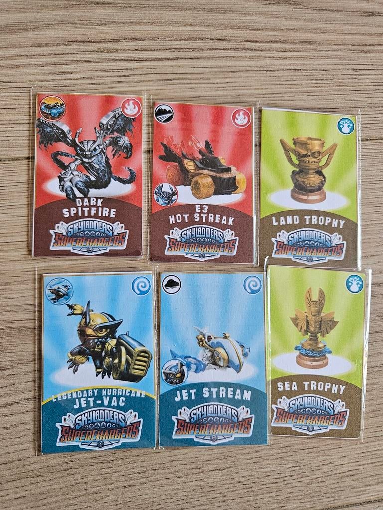 Skylanders Superchargers NFC kaarten - €1,50 p.s., Avontuur en Actie, Ophalen of Verzenden, Eén computer, Vanaf 7 jaar