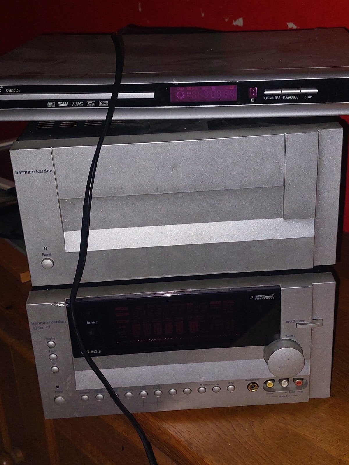 Harman Kardon Home Cinema Set met JVC DVD-speler, Overige merken, Gebruikt, 70 watt of meer, Ophalen of Verzenden