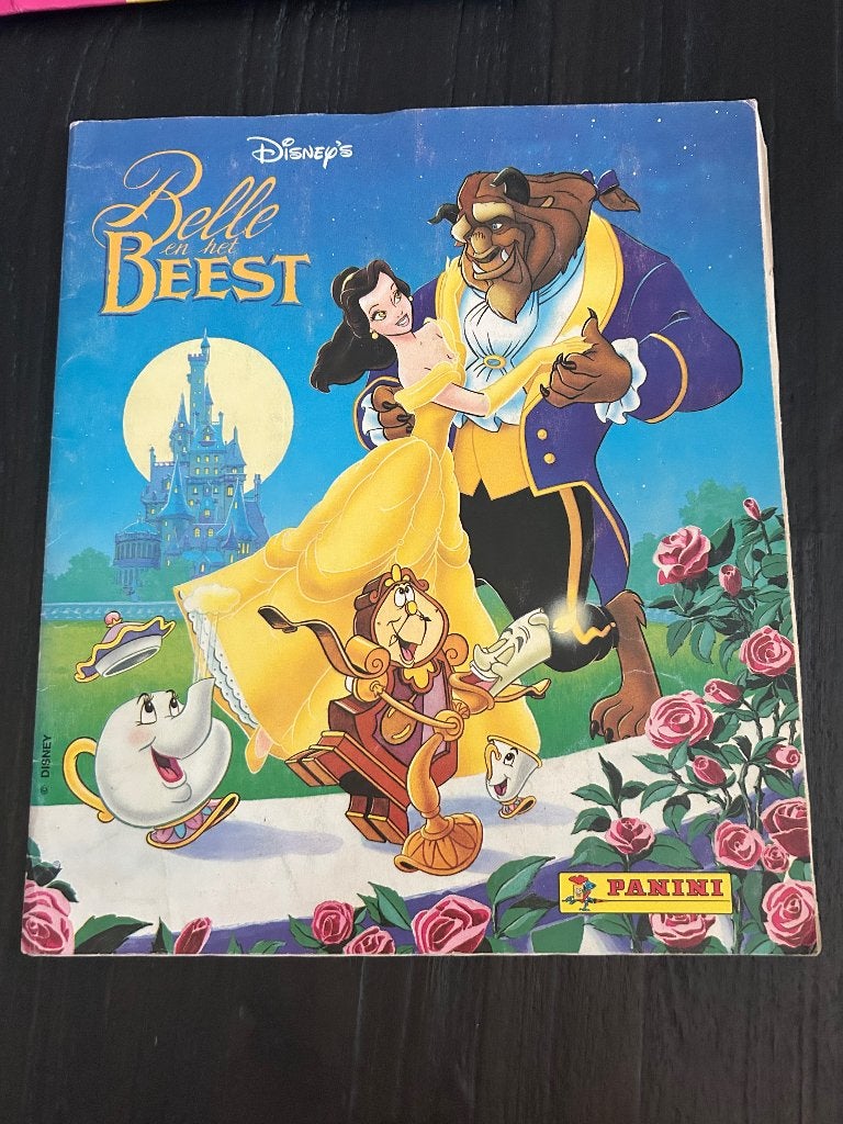 Panini album belle en het beest compleet en mooi, Ophalen of Verzenden, Gebruikt, Meerdere stickers