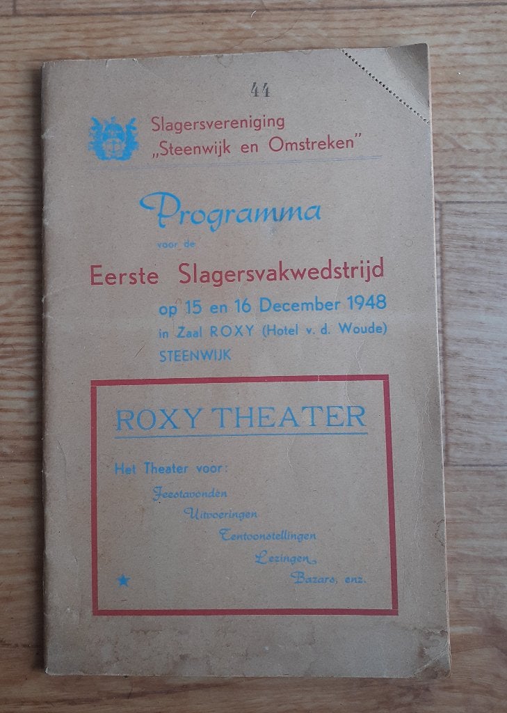 Steenwijk Slagersvakwedstrijd 1948, Ophalen of Verzenden, Gebruikt, Overige typen