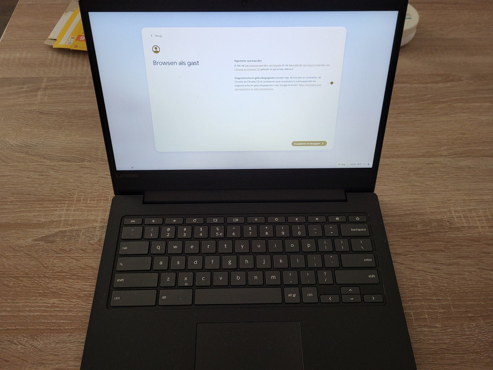 lenovo chromebook S330 zwart, Computers en Software, Ophalen, Zo goed als nieuw, Minder dan 2 Ghz, Lenovo