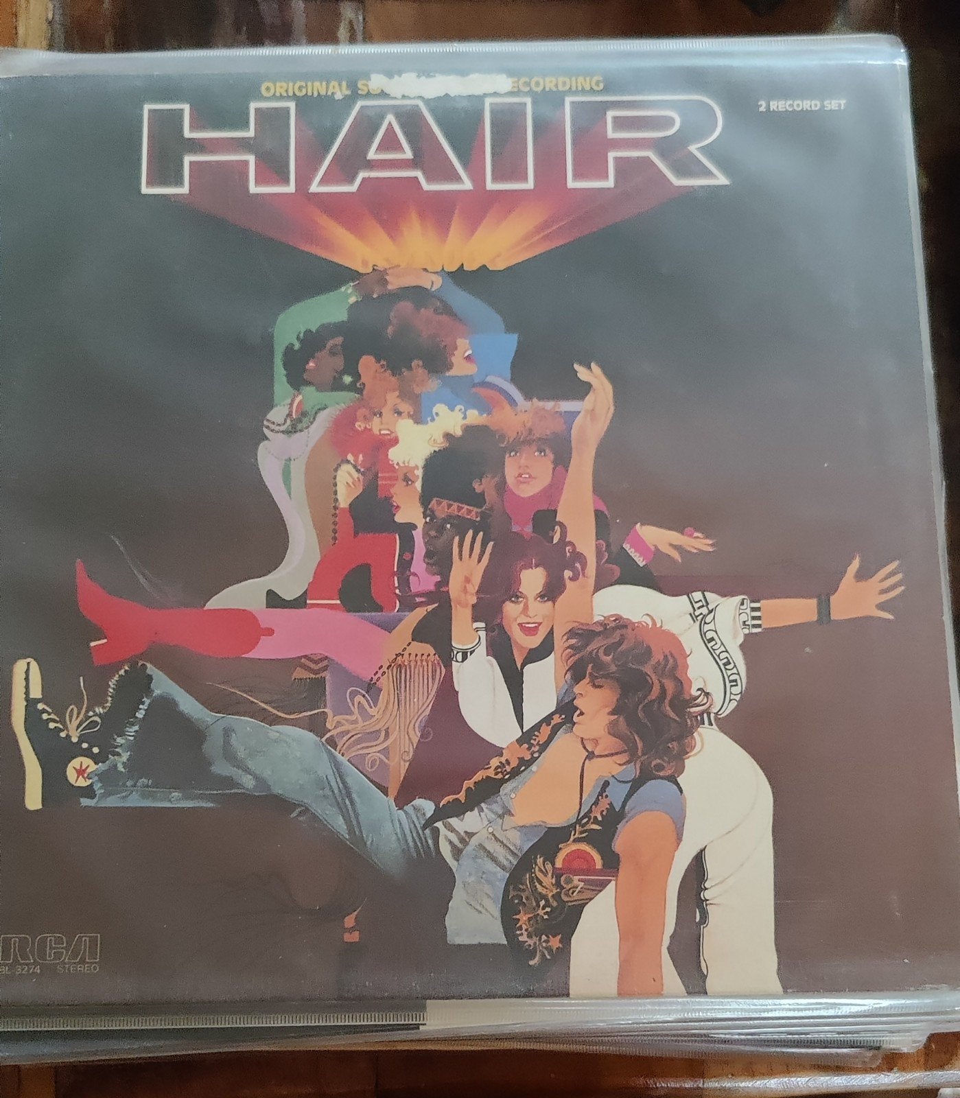 Hair - Original Soundtrack Recording LP, Gebruikt, Pop, Ophalen of Verzenden, Dubbel-LP