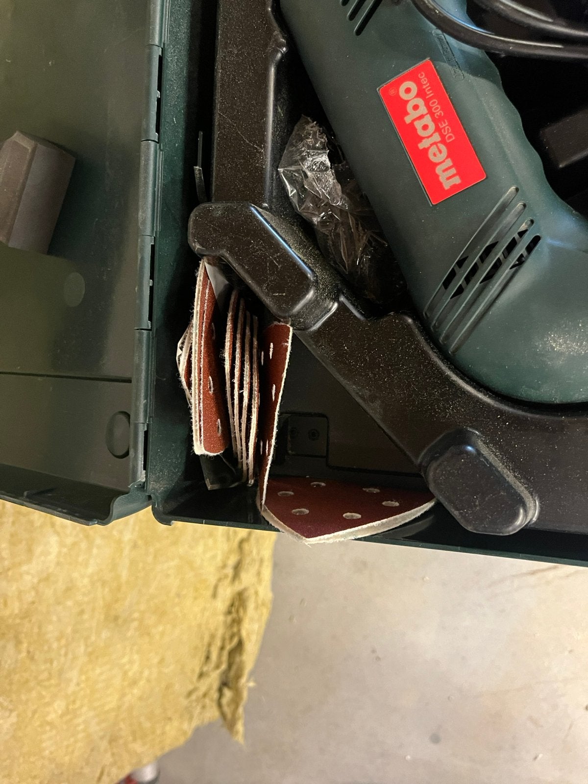 Metabo schuurmachine, Ophalen of Verzenden, Zo goed als nieuw, Minder dan 600 watt, Vlakschuurmachine