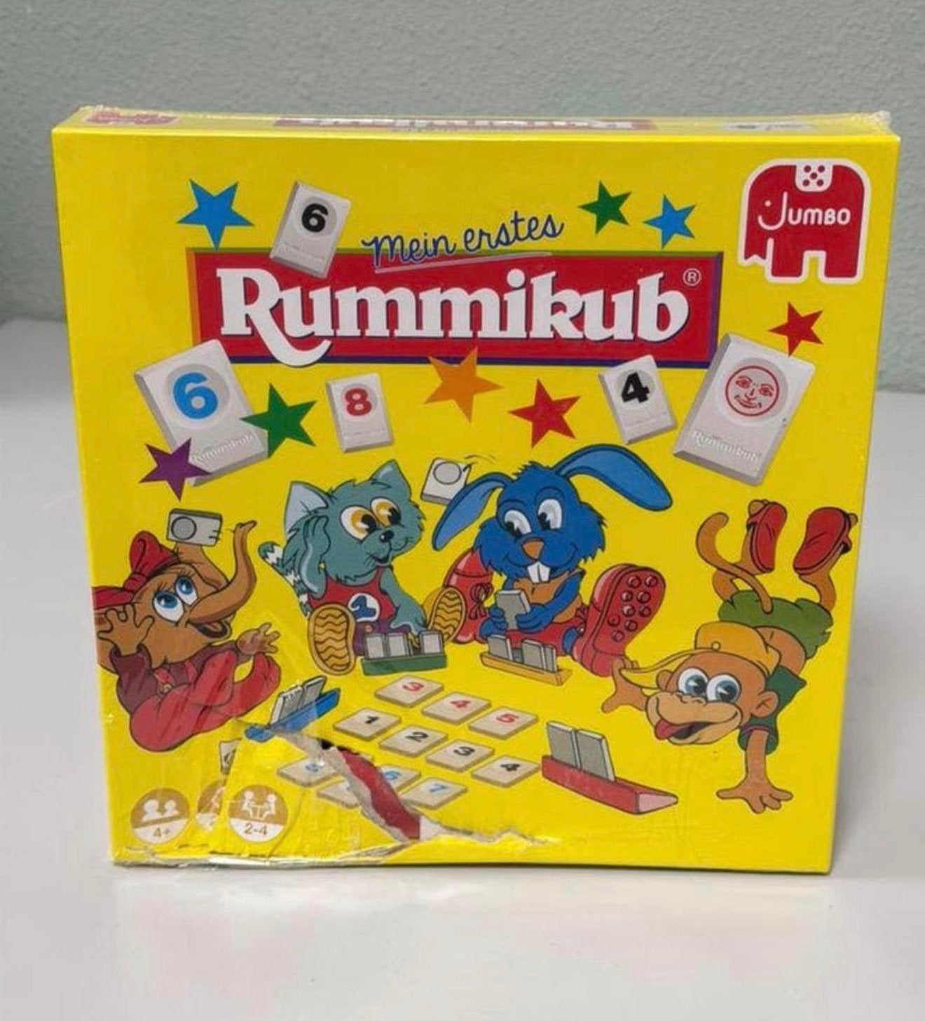 Jumbo Mijn Eerste Rummikub Nieuw - gezelschapsspel (duits), Hobby en Vrije tijd, Nieuw, Ophalen of Verzenden, H, H